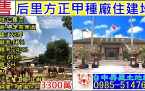 后里方正甲種建地