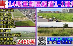 14期重劃區1-1建地