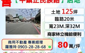 平鎮【正民族路】臨20米路附近商家林立機能便利店地