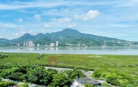 獨家專售。正面河景海納川名邸。誠。價格可談