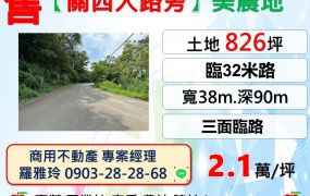 【關西大路旁】三面臨路6米景觀農地(上關西服務區3分鐘)