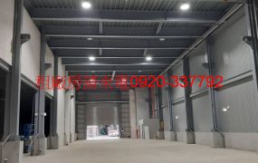 工業區挑高天車鋼構廠房