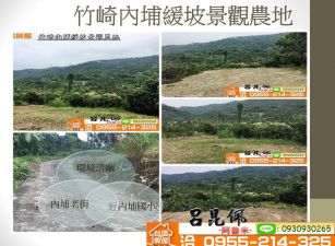 竹崎內埔緩坡景觀農地 台灣阿魯米 嘉義建地農地