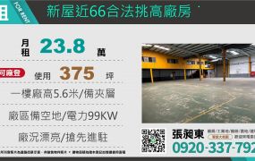 新屋合法挑高廠房