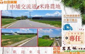 中埔交流道8米路農地 台灣阿魯米 嘉義建地農地