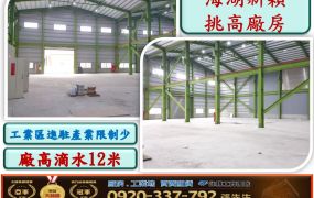 海湖新穎挑高廠房
