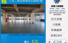土城工業區獨棟氣派廠辦5樓