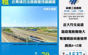 近青埔合法挑高腹地鋼構廠房157