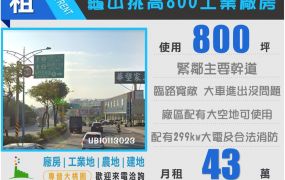 龜山挑高800工業廠