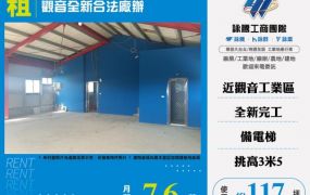 觀音全新合法建物廠辦182