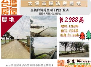 太保高鐵站旁農地 台灣阿魯米 嘉義建地農地