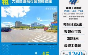 大園省道旁可客製興建廠房