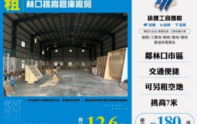 林口挑高倉庫廠房124