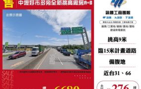 中壢好市多旁全新挑高廠房A+B182