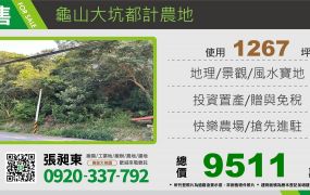龜山大坑都計農地