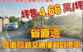 建547_隆昌雙面路優質建地