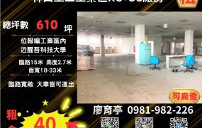 💖阿P精選💖林口工二工業區RC+SC廠房