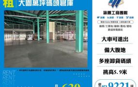 大園萬坪碼頭倉庫124