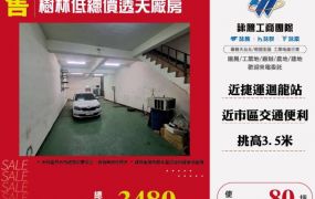 樹林低總價透天廠房