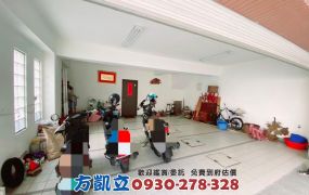 庭院雙面採光併排雙車別墅