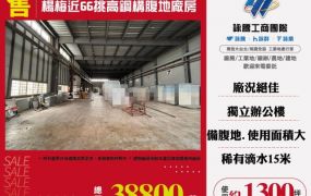 楊梅近66挑高鋼構腹地廠房136