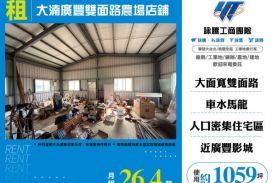 大湳廣豐雙面路農場店鋪136