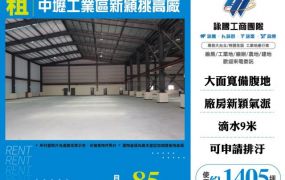 中壢工業區新穎挑高廠房164