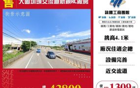 大園圳頭交流道新穎RC廠房