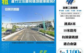 蘆竹交流道旁碼頭倉庫廠房