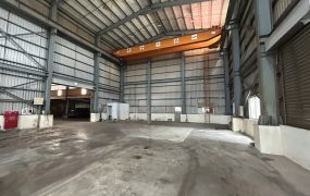 觀音崙坪挑高10米鋼構天車廠房