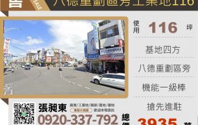 八德重劃區旁工業地116