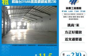 楊梅台31&66挑高鋼構廠房230-124