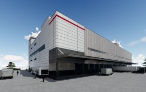 林口交流道氣派挑高碼頭廠