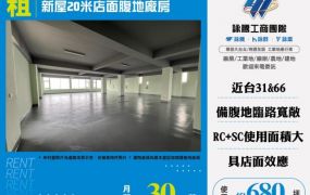 新屋20米店面腹地廠房155