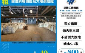 龍潭科學園區旁大電挑高廠房157