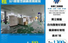 台1線腹地鋼構挑高廠房155