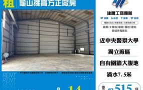 龜山挑高方正廠房162