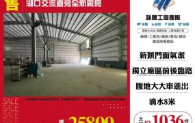 湖口交流道旁全新廠房172