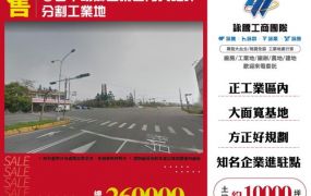 正台中幼獅工業區內大地坪分割工業地120