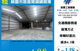 桃園市區面寬鋼構倉庫145