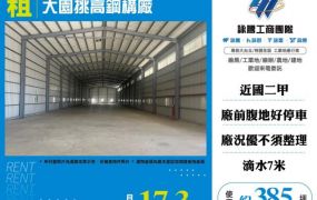 大園挑高鋼構廠房166