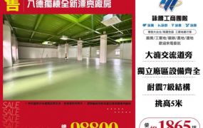 八德獨棟全新漂亮廠房155