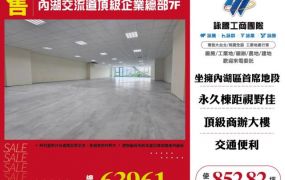 內湖交流道頂級企業總部7F-157