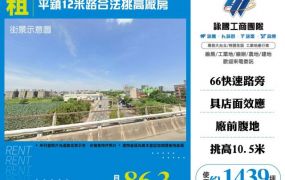 平鎮12米路合法挑高廠房156