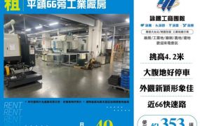 平鎮66旁新穎工業廠房166