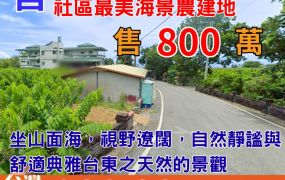 農建地220_興隆第一名社區最美太平洋海景農建地