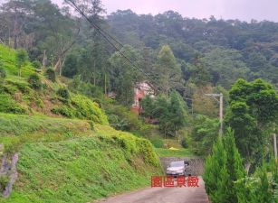 竹東五指山無限延伸的綠意和視野享受山林田園休閒美地