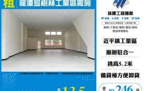 龍潭烏樹林工業區廠房124