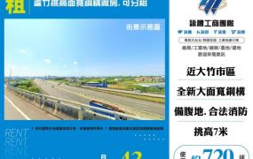 蘆竹挑高面寬鋼構廠房/可分租155