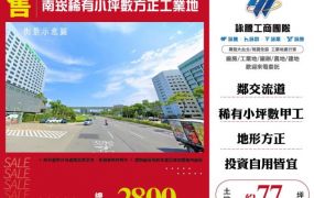南崁稀有小坪數方正工業地155